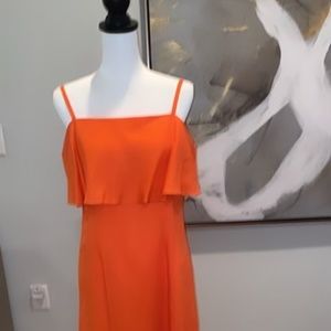 Ann Taylor Orange Maxi Dress